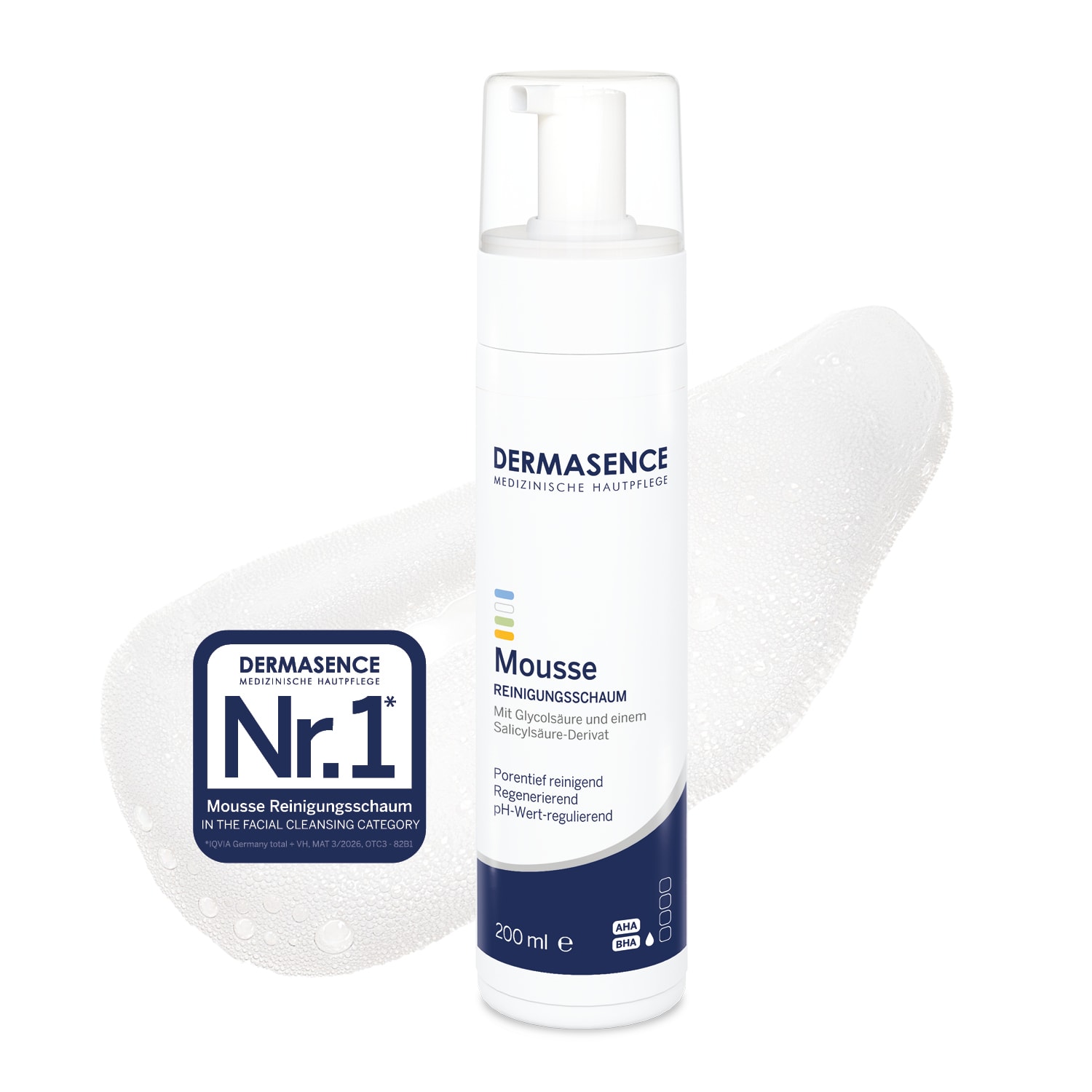 DERMASENCE Mousse Cleansing Foam, 200 ml