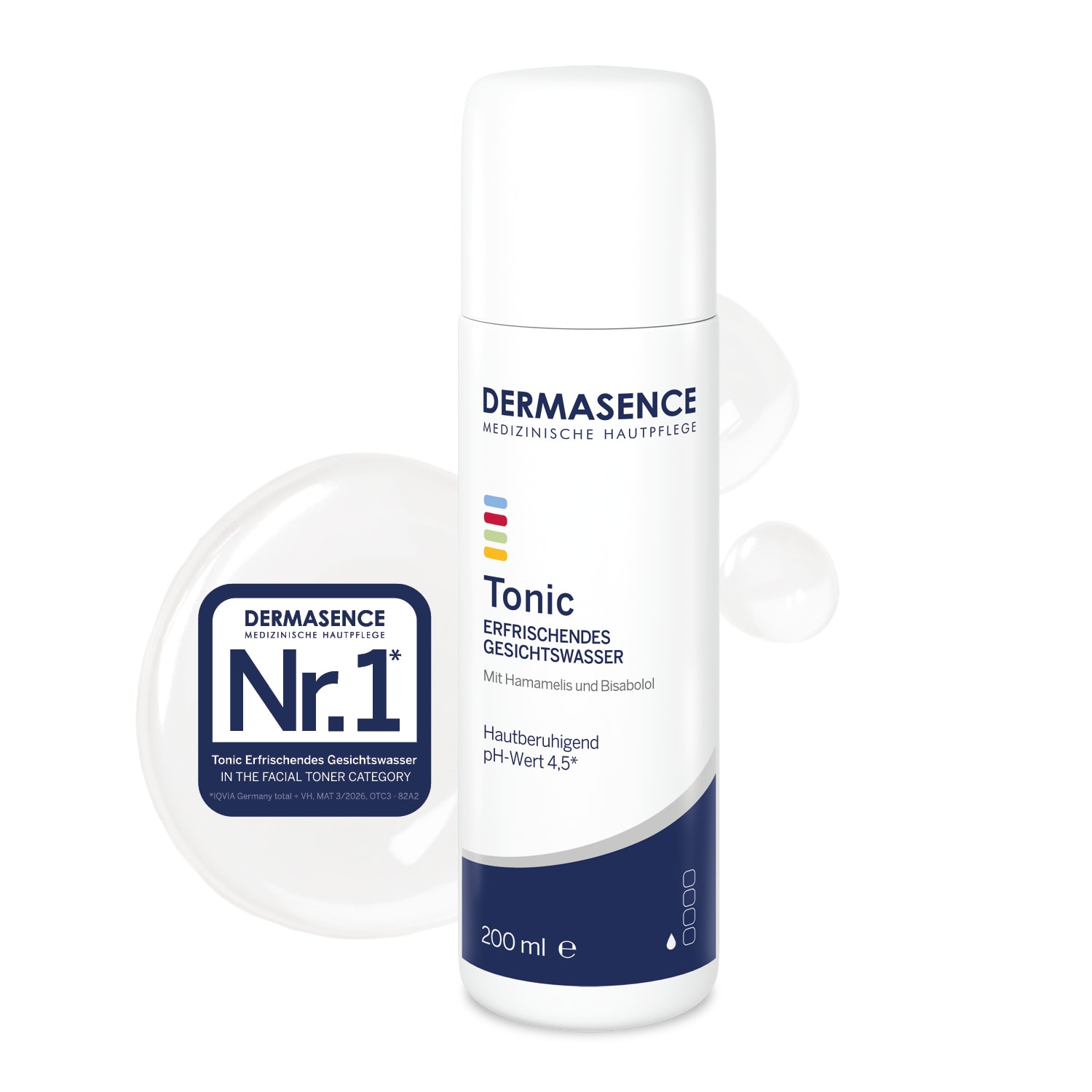 DERMASENCE Tonic Refreshing Facial Toner, 200 ml